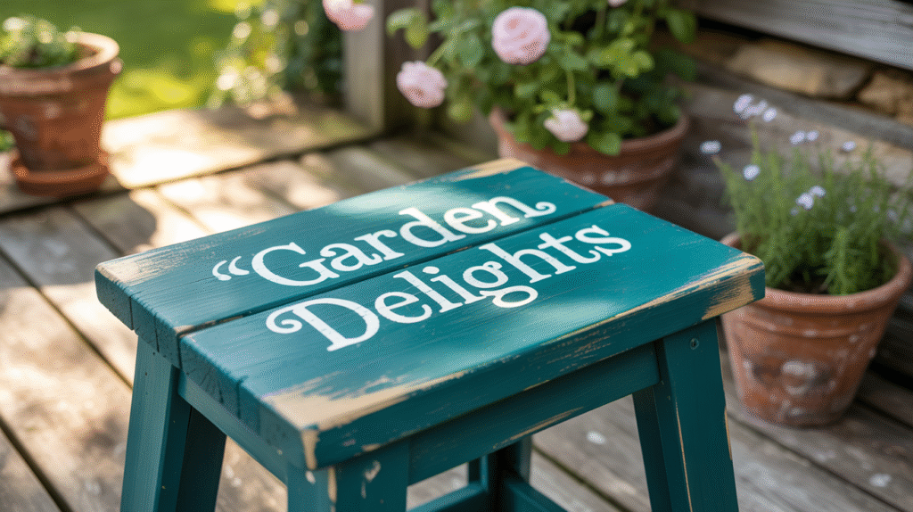 DIY Garden Stool
