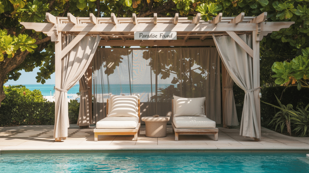 Poolside Pergola That Feels Like a Private Cabana