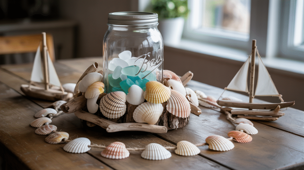 DIY Seashell & Driftwood Décor