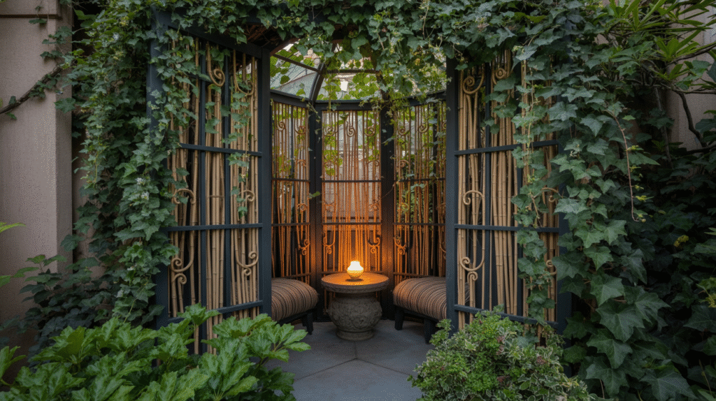 Subtle Garden Partitions