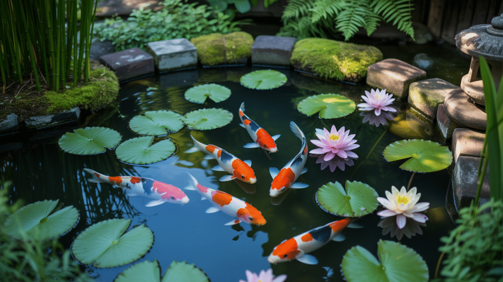Pond with Water Lilies
