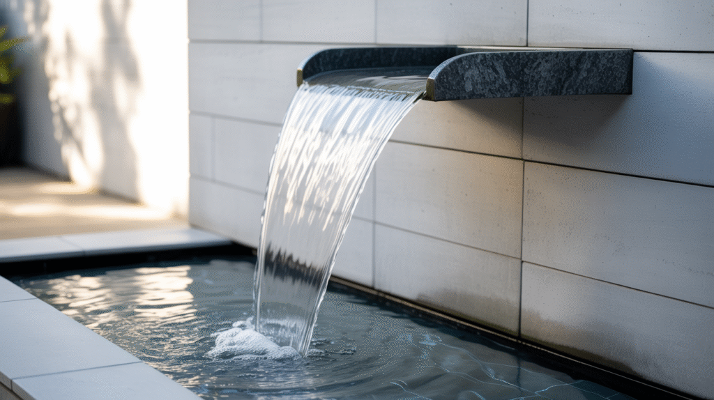 Wall-Mounted Waterfall