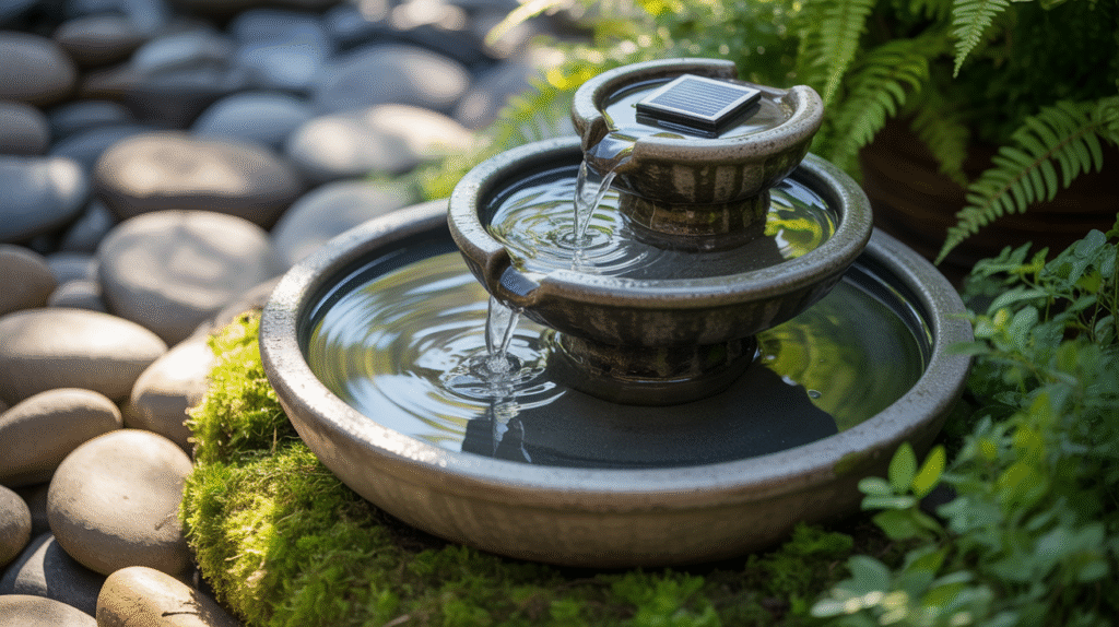 Solar-Powered Fountains