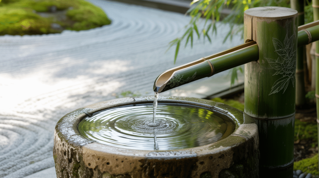 Bamboo Water Spout