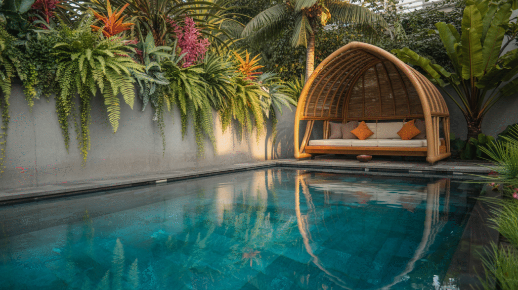 Poolside Fern Paradise