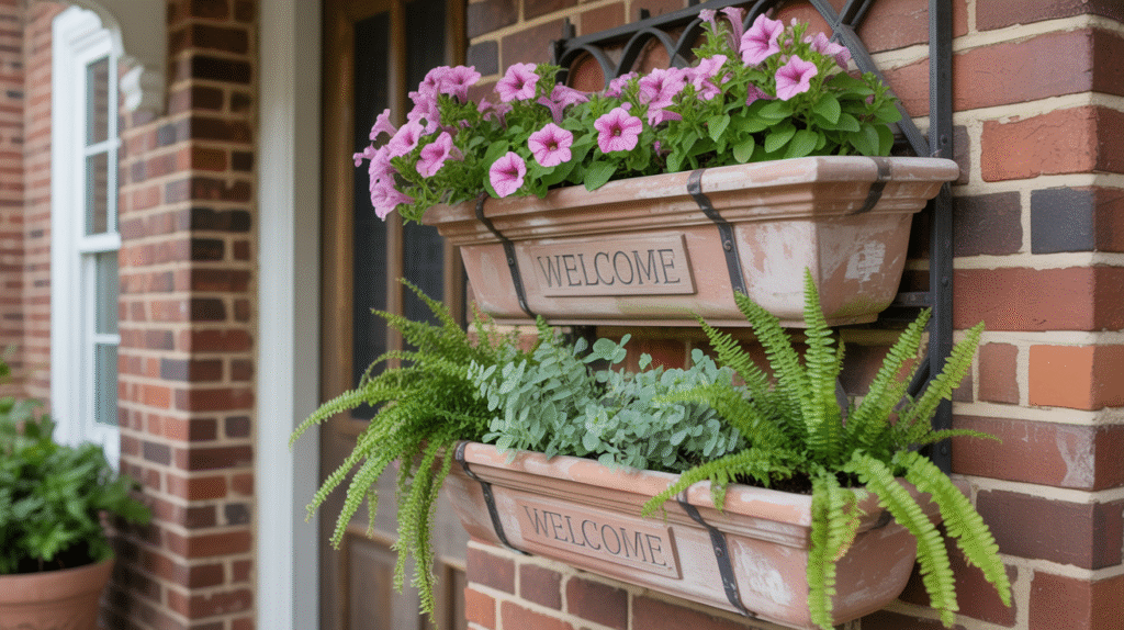 Vertical Wall-Mounted Planter Systems to Maximize Space