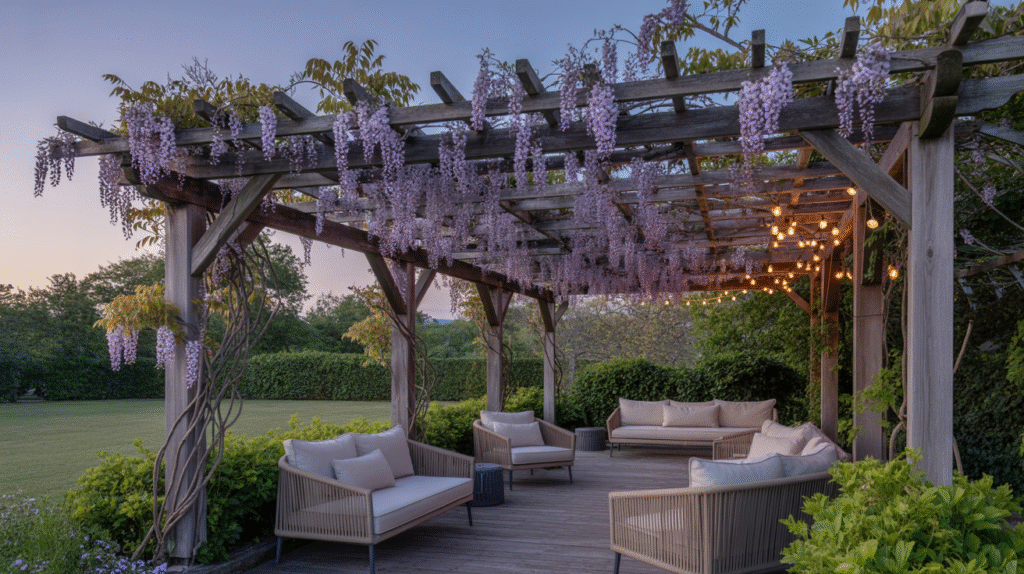 Elegant Pergola Lounge