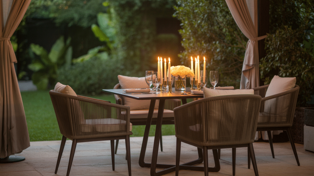 Intimate Patio Dining Area