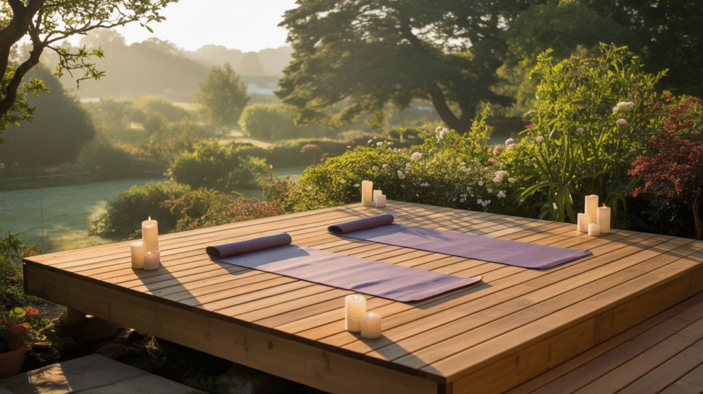 Elevated Cedar Yoga Platform