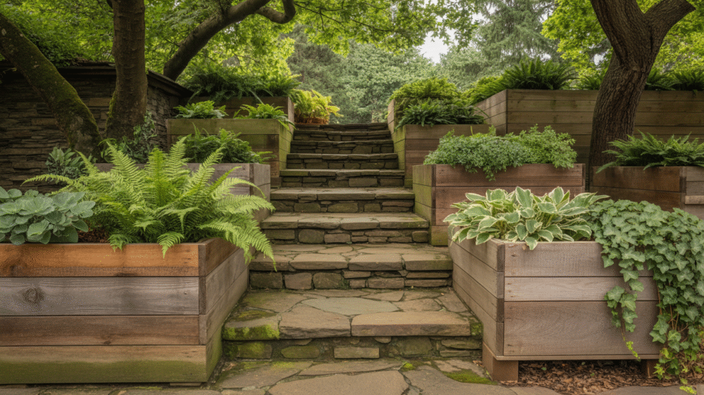 Blend Stone and Wood