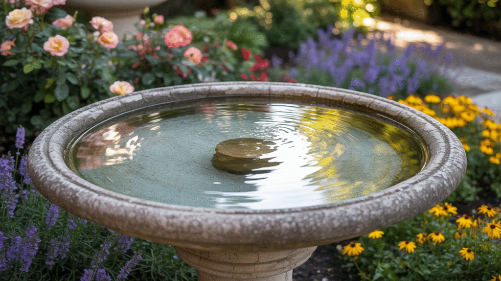 Reflective Birdbaths