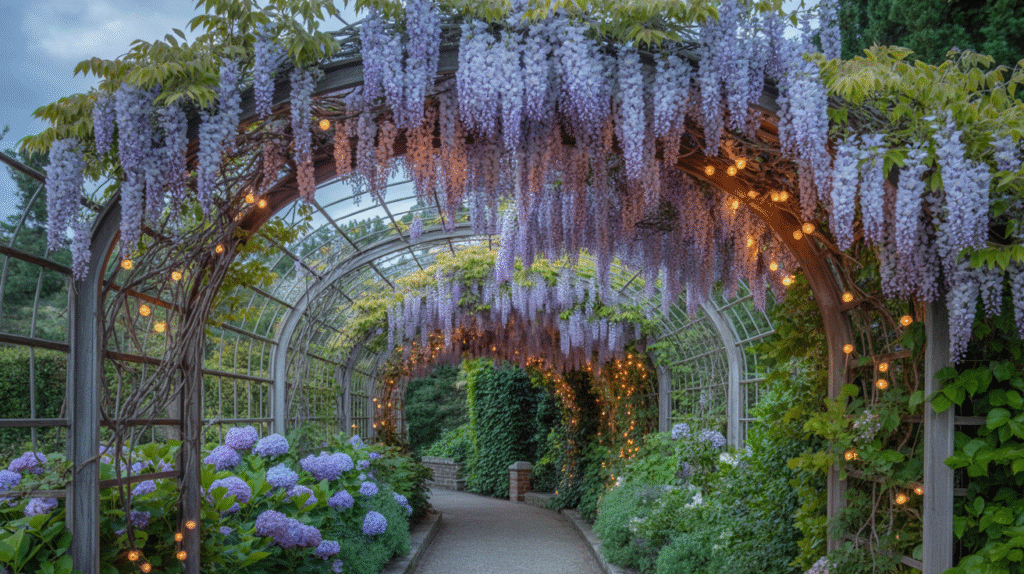 Foliage-Covered Archways