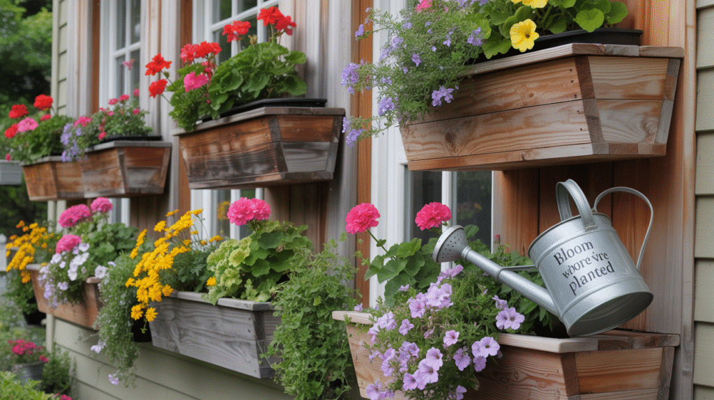 Multi-Level Window Box Installations for Layered Curb Appeal