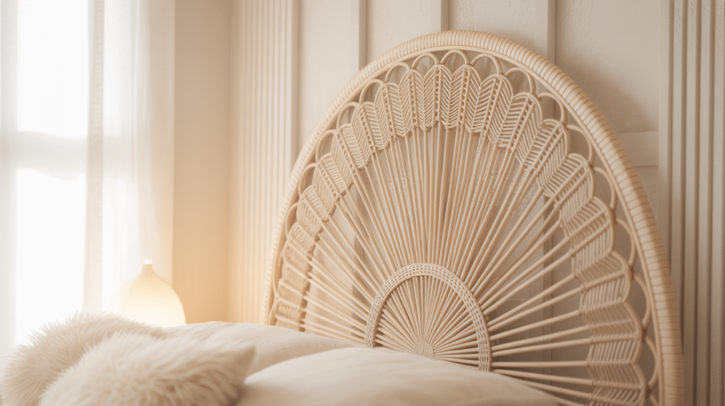 White Sunrise Headboard – Bright and Breezy Coastal Style