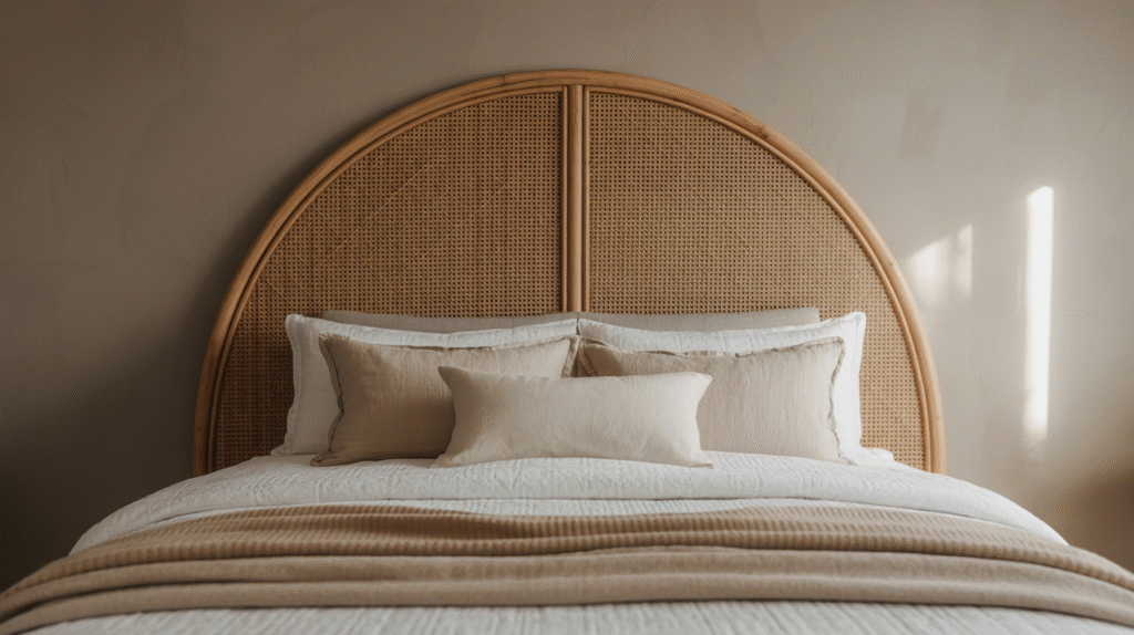 Lanica Dome Headboard – Japandi-Inspired Serenity