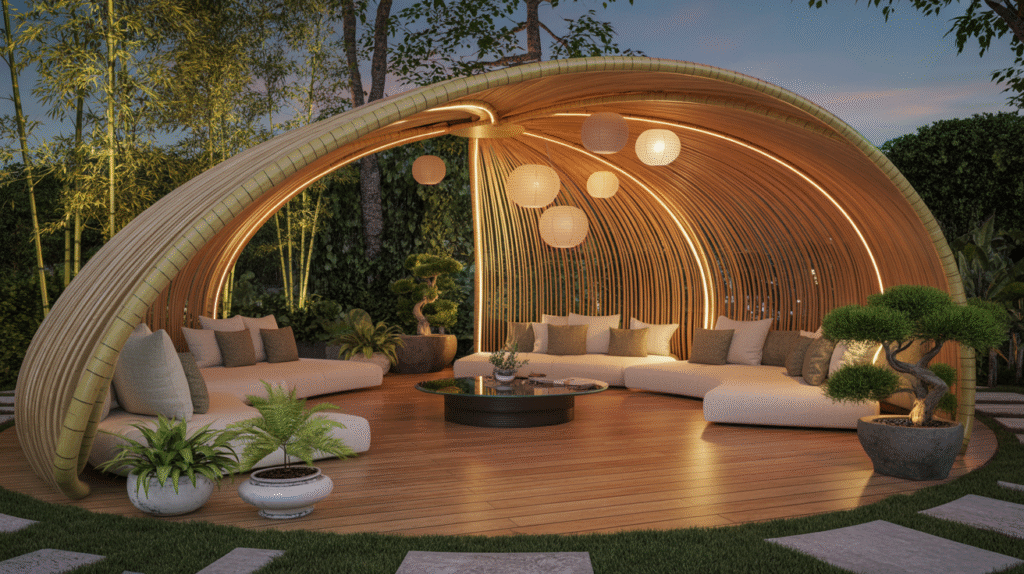 Bamboo Canopy Lounge & Meditation Deck