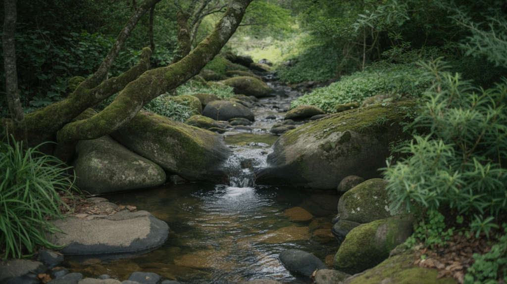 Hidden Woodland Stream