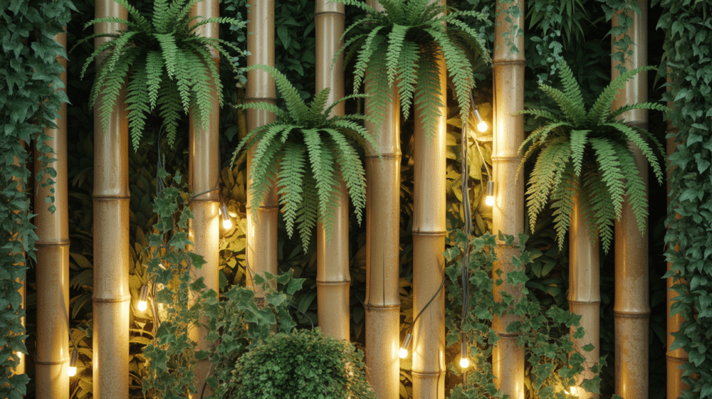 Bamboo Living Wall