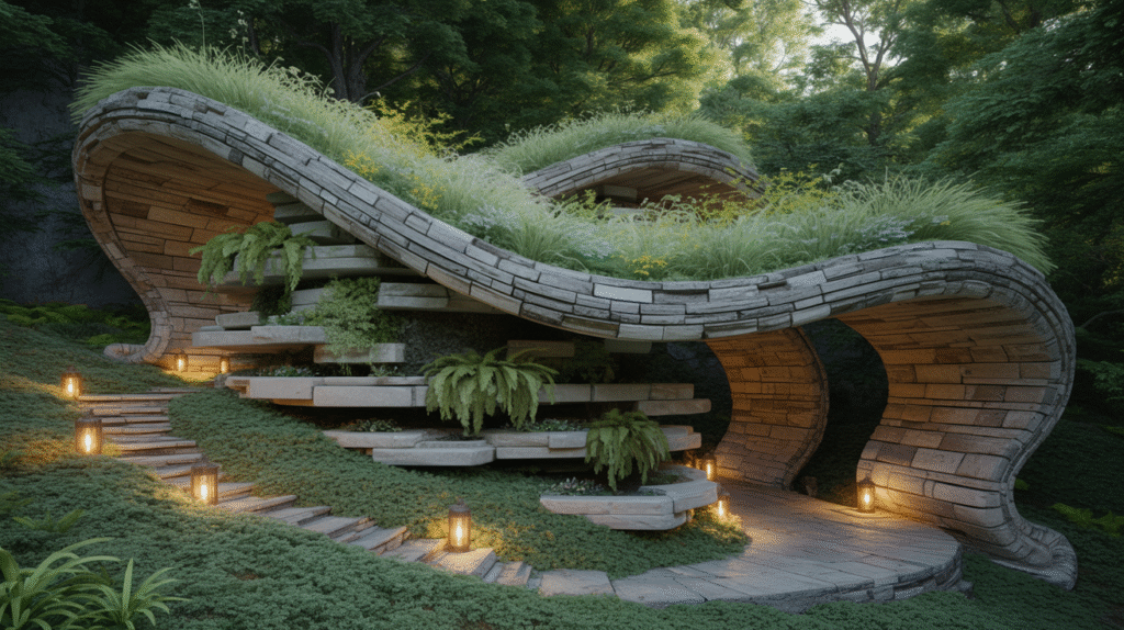 Eco-Friendly Living Grotto