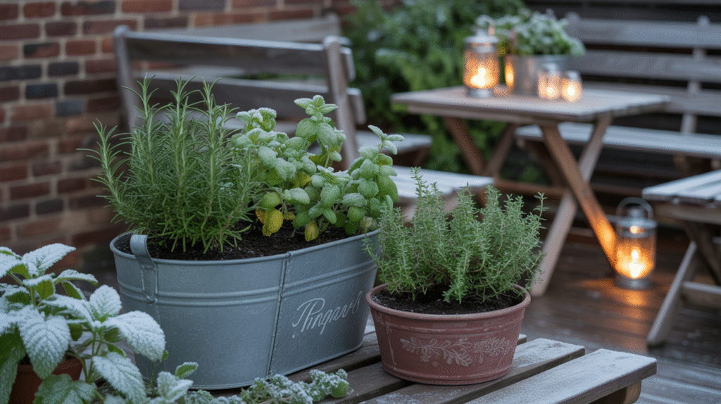 Winter Herb Garden