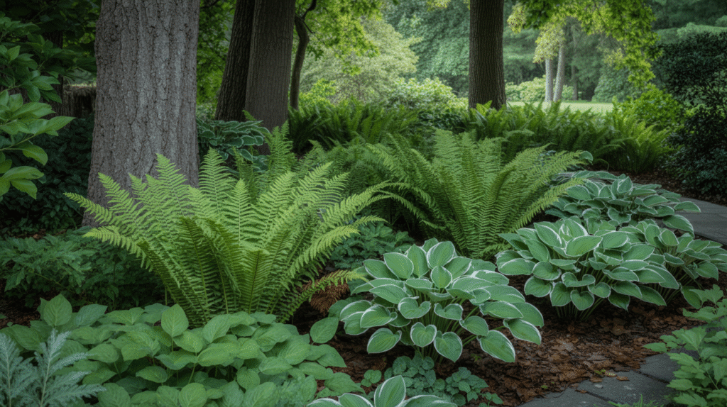 Introduce Ferns and Hostas
