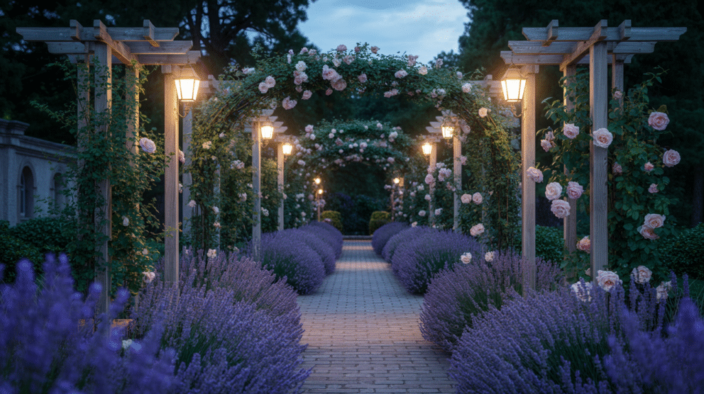 Enchanted Lavender Walkway