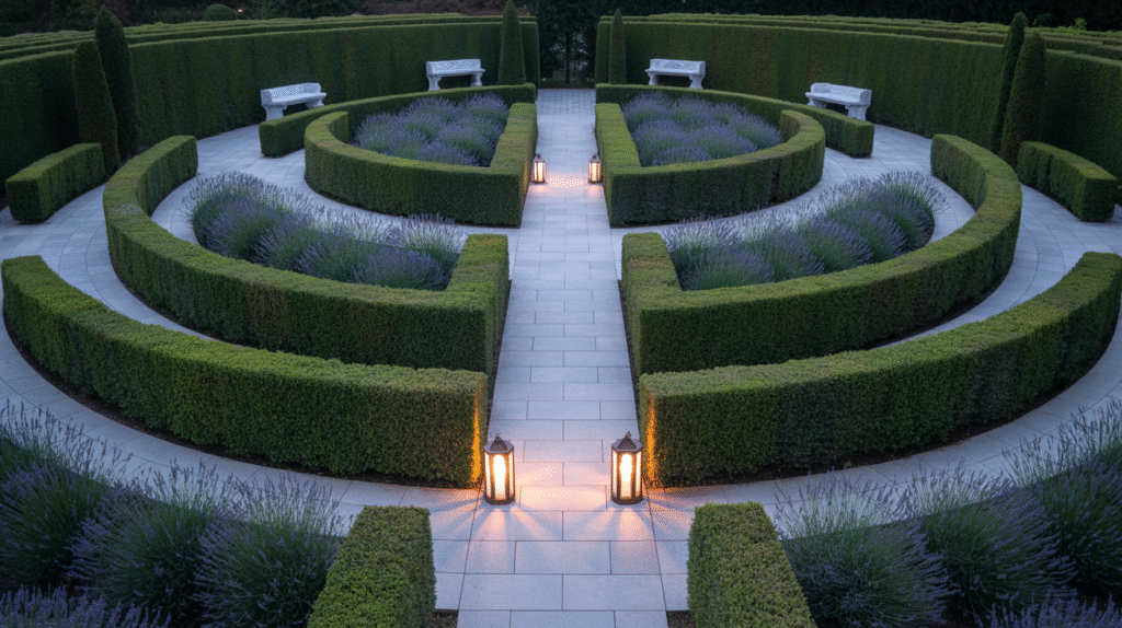 Classical Lavender Maze