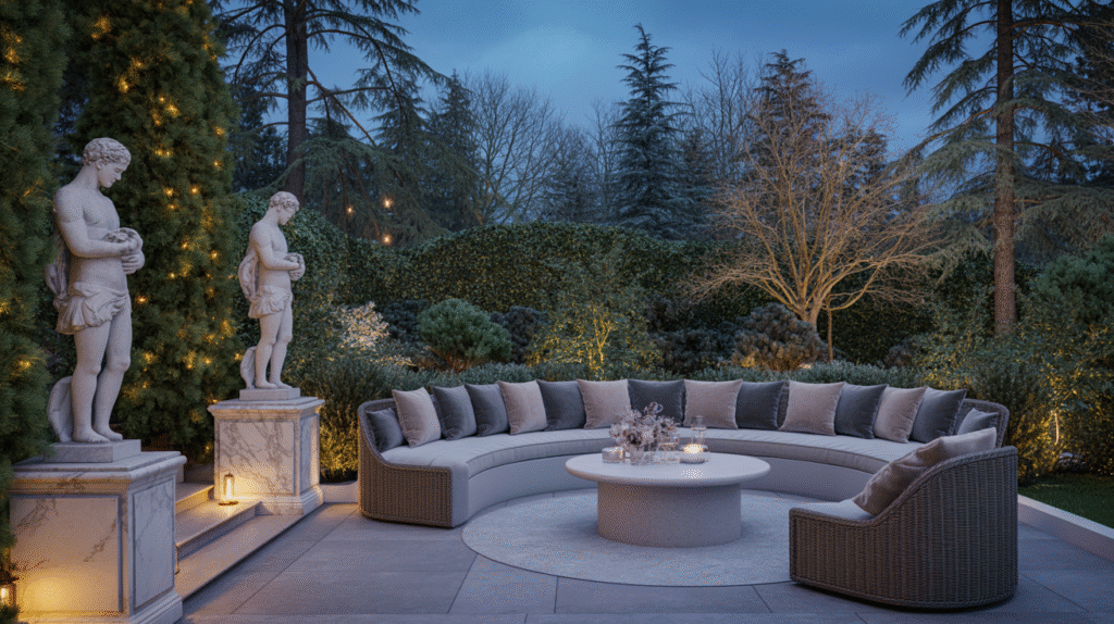 Enchanted Evergreen Oasis