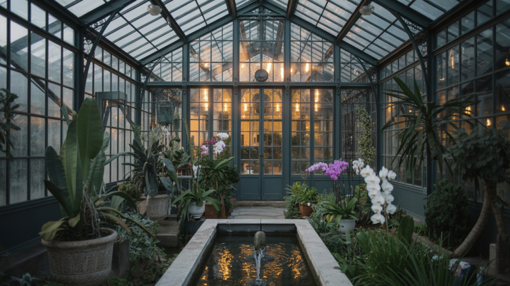 Elegant Greenhouse Retreat
