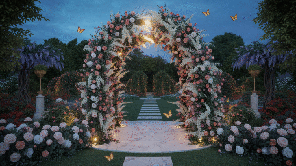 Opulent Floral Arches
