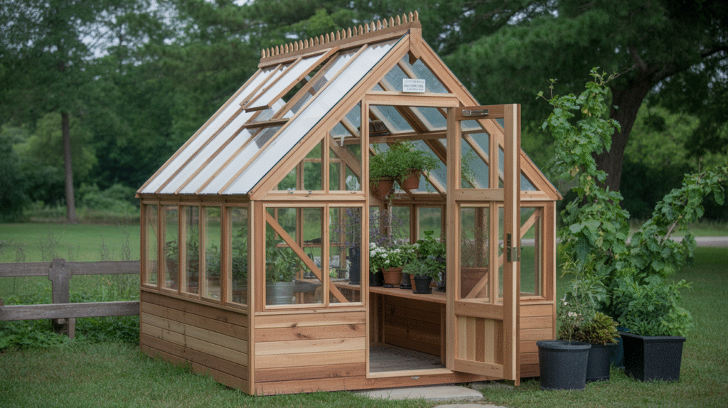 Artisan Cedarwood Greenhouse