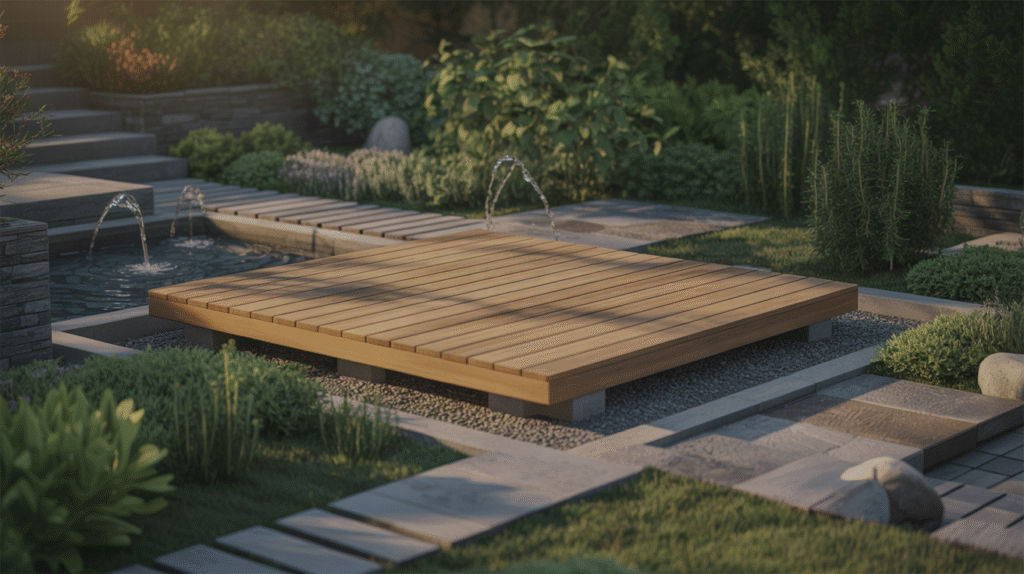 Serene Cedar Meditation Zone