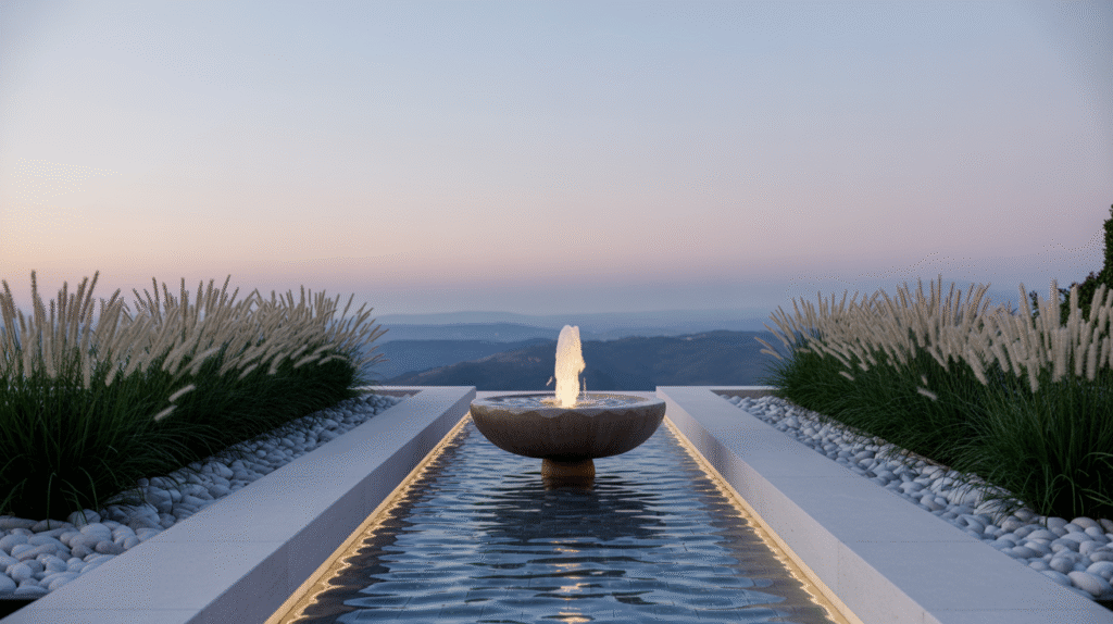 Crystal-Clear Infinity Fountain