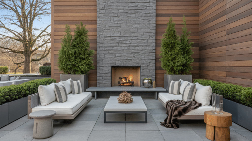 Heated Outdoor Lounge