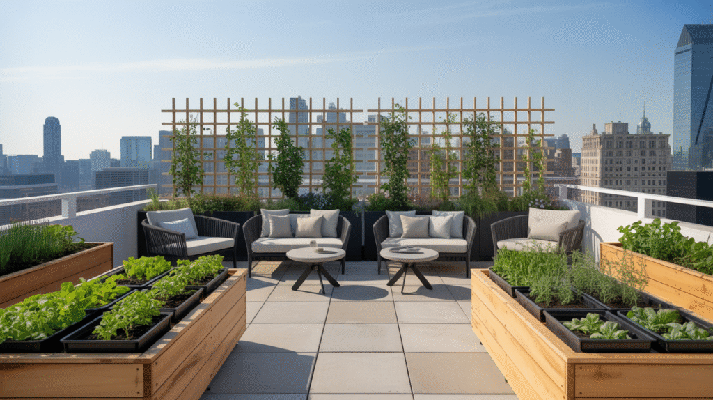 Sky-High Veggie Patch