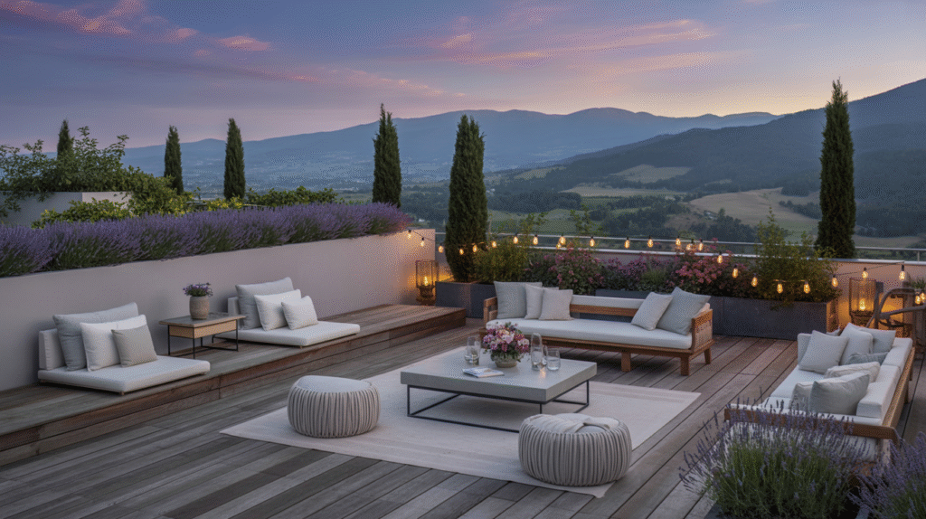 Lavish Lavender Terrace