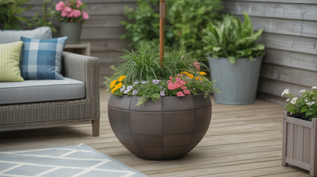 Planter Umbrella Stand