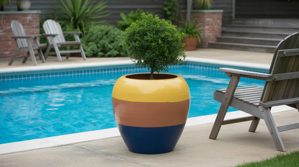 Poolside Umbrella Stand