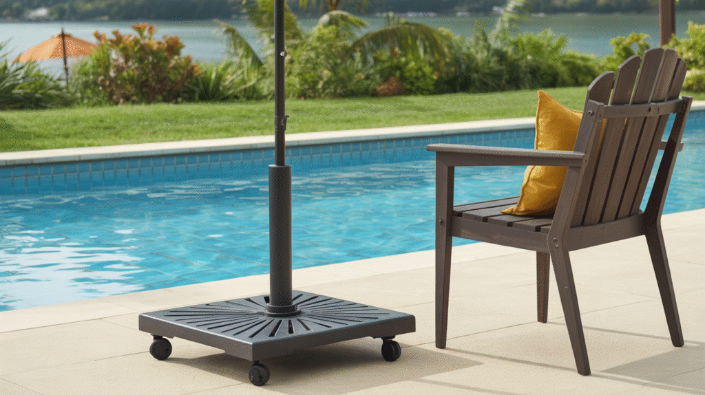 Rolling Umbrella Stand