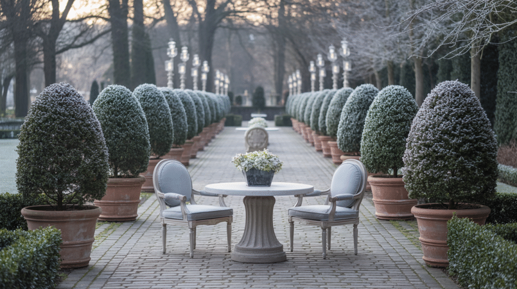 Frosted Topiary Wonderland