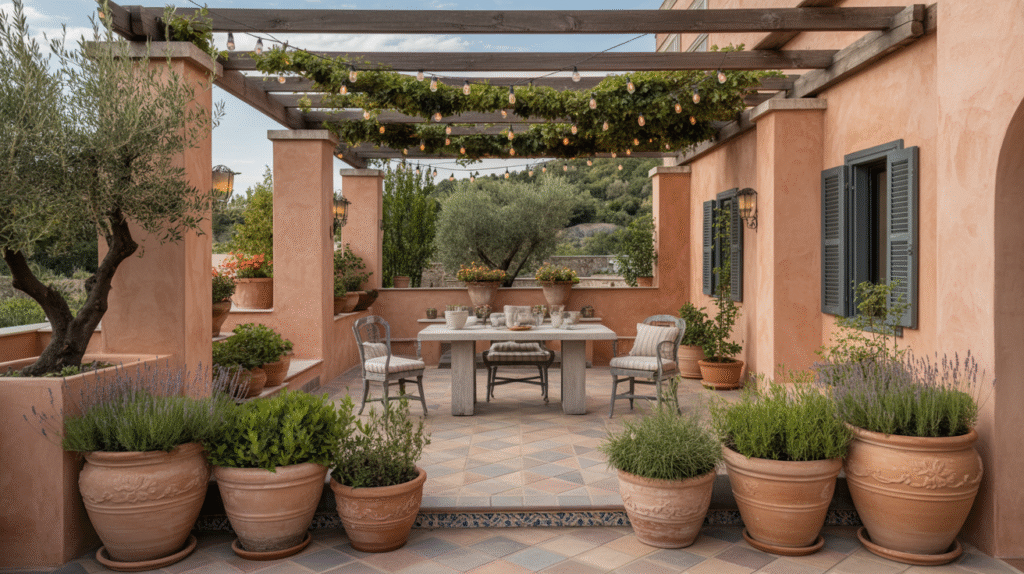 Mediterranean Lavender Oasis