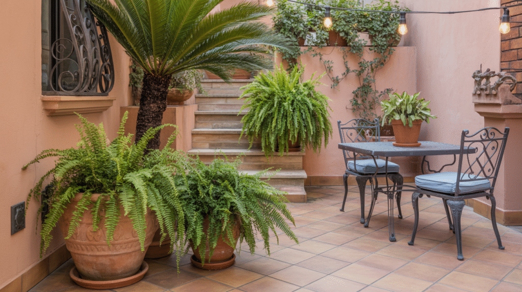 Mediterranean Fern Terrace