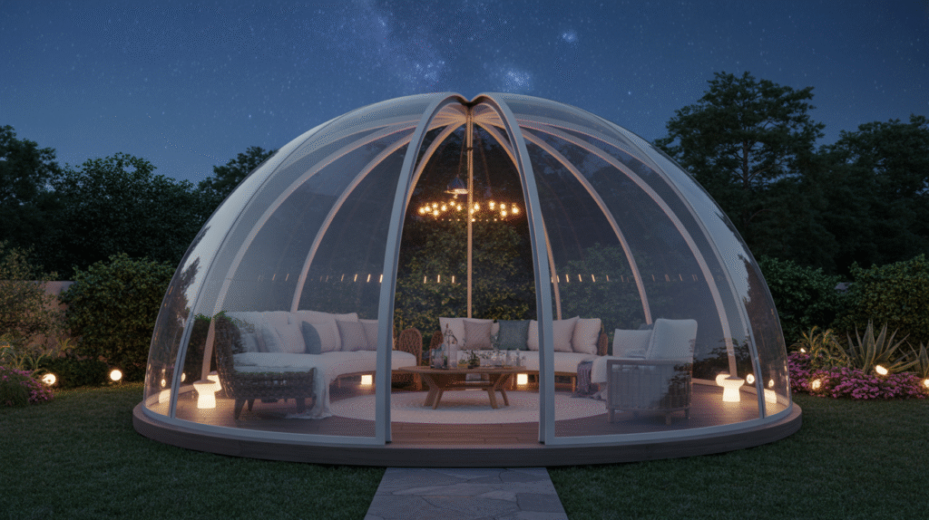 Starlit Glass Dome