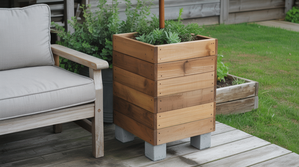 Wooden Umbrella Stand