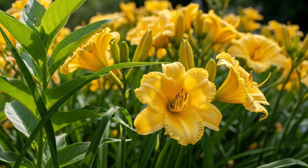 Daylilies (‘Happy Returns’)