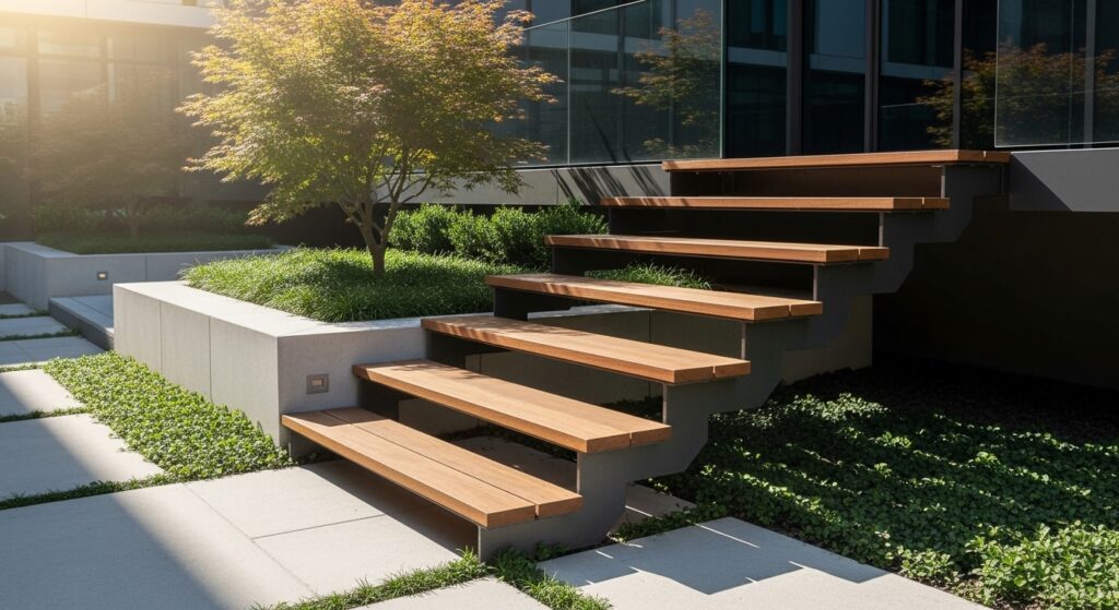Floating Stairs for a Modern Touch