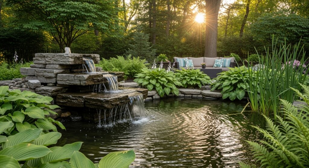 Create Sound Privacy with Water Features
