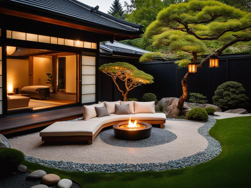 Japanese-Inspired Gazebo for a Zen Retreat