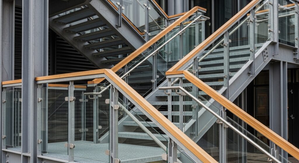 Metal Staircases for Industrial Style