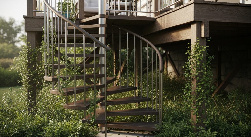 Spiral Stairs for Compact Elegance
